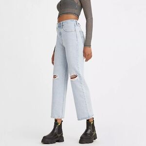 RIBCAGE STRAIGHT ANKLE WOMEN'S JEANS